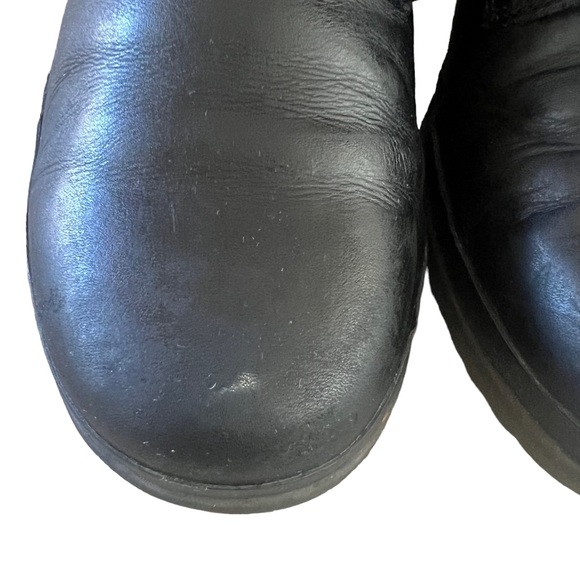 UGG  Kesey Combat Boots Md Calf Round Toe Belted - Picture 7 of 7